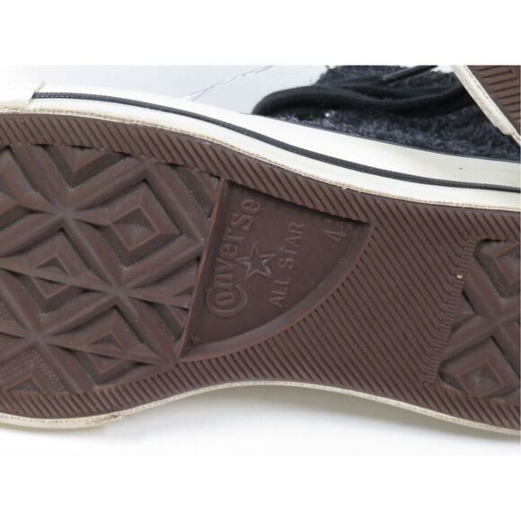 Converse Chuck 70 High Top Black Furry Suede Sneakers Women 6.5 - Picture 7 of 7